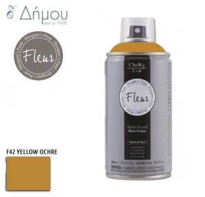 Σπρέι Χρώμα Κιμωλίας Fleur για Ύφασμα Yellow Ochre