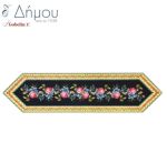 Σταμπωτό Runner / τραβέρσα σε καμβά 40x130cm