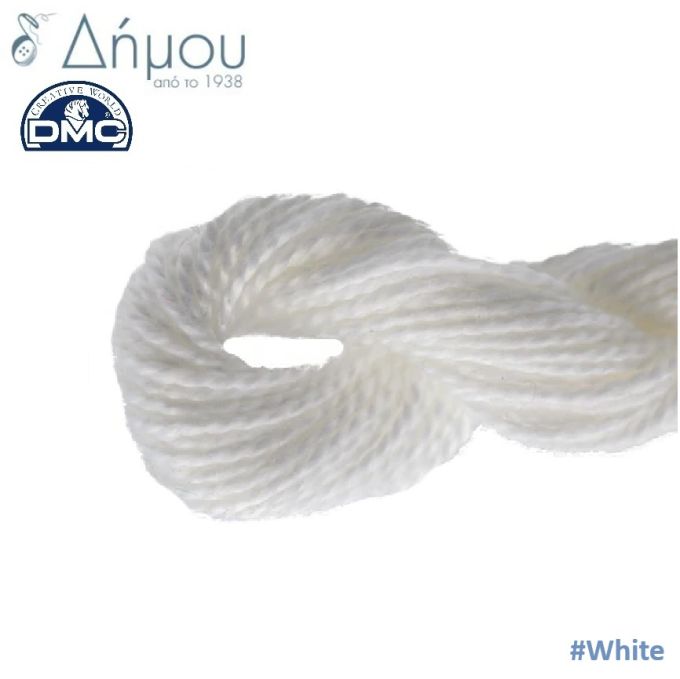 Νήμα Κεντήματος DMC Coton Perlé Art.115 No5 / colour White