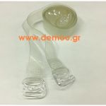 Τιράντες Σιλικόνης 10mm με πλαστικό γαντζάκι